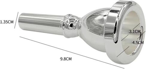 توبا قطعة الفم لوحة النحاس ممارسة الملحقات للمبتدئين 3.86 بوصة in Kuwait