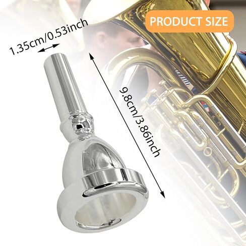 توبا قطعة الفم لوحة النحاس ممارسة الملحقات للمبتدئين 3.86 بوصة in Kuwait