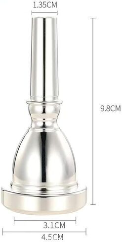 توبا قطعة الفم لوحة النحاس ممارسة الملحقات للمبتدئين 3.86 بوصة in Kuwait