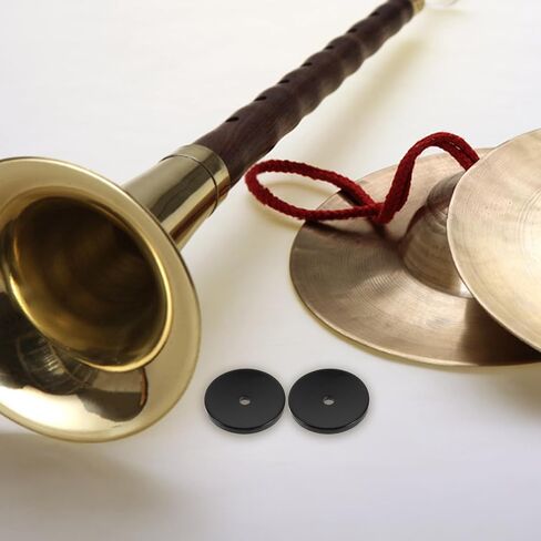Mikinona 12pcs Suona Parts Resin Cores, Black 3cm Air Regulator Pad, Traditional Chinese Wind Instrument Supplies for Musicians & Students in Saudi Arabia