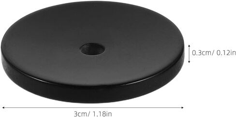 Mikinona 12pcs Suona Parts Resin Cores, Black 3cm Air Regulator Pad, Traditional Chinese Wind Instrument Supplies for Musicians & Students in Saudi Arabia