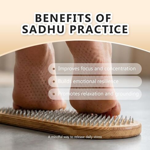 Premium Sadhu Board Foot Massage Tool with Gift Box in Kuwait