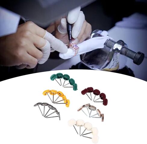 مجموعة عجلات طحن وتلميع إزالة المعادن 30 قطعة مع ساق 1/8، ملحقات أدوات قوية، افتراضية in Kuwait