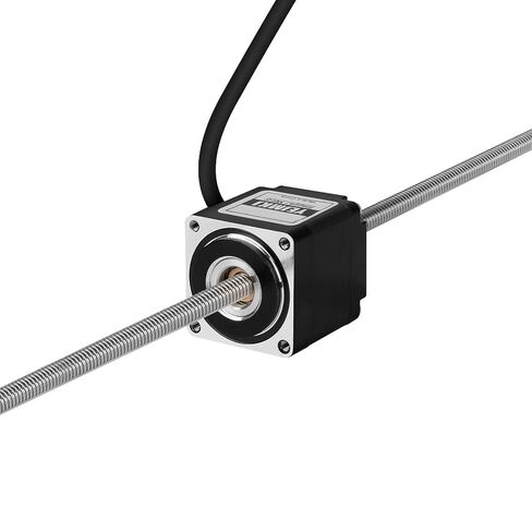 Through Shaft Nema 11 Stepper Motor TR5x1 300mm 1.8‌°‌ 2 Phase High Torque 6Ncm(8.5oz·in) Bipolar 1.0A 2.9Ω 31mm 28 Step Motor with T5 300mm Cable 1M for 3D Printer DIY Robot CNC in Kuwait