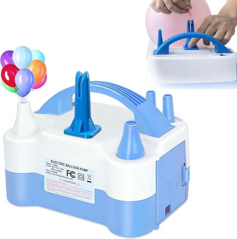 Electric Balloon Pump, Pump Electric, New Fast Balloon Tying Tool,Suitable for Party Decoration, Birthday Celebrations, Wedding Events in Saudi Arabia