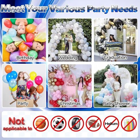 مضخة بالونات كهربائية، مضخة هواء كهربائية 3 في 1 للبالونات القابلة للنفخ، بالون مايلر من رقائق اللاتكس، آلة نفخ البالونات المحمولة، منفاخ نفخ سريع التعبئة للمنزل، أسرة هوائية تطفو على حمام السباحة في الصيف in Kuwait