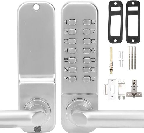 Door Keypad, Mechanical Door Lock, No Battery Required Interior Doors Rental Doors for Home Security Composite Doors in Saudi Arabia
