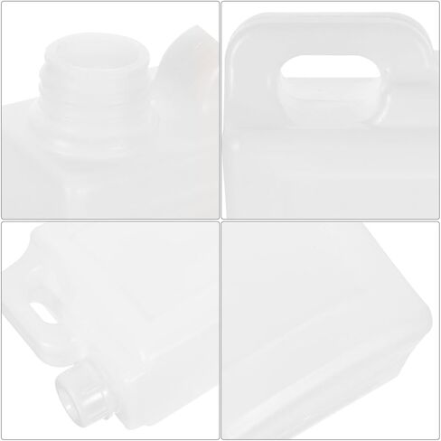 1L Plastic Flat Bottle with Wide Mouth Cap Reusable Liquid Container for Water Oil Chemical Storage Laboratory Use in Saudi Arabia
