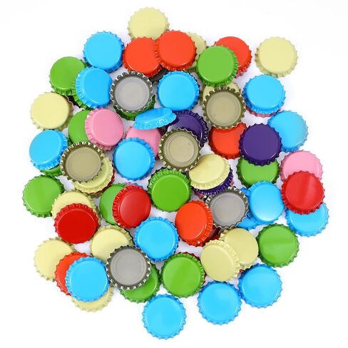 350 Count Beer Bottle Caps Oxygen Absorbing Crowns, Ideal for Homebrew, Standard Homebrew Bottle Tops for Glass Bottles, PVC-Free Crown Caps for Beer Bottling, 7 Assorted Colors in Kuwait
