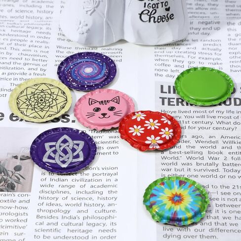 350 Count Beer Bottle Caps Oxygen Absorbing Crowns, Ideal for Homebrew, Standard Homebrew Bottle Tops for Glass Bottles, PVC-Free Crown Caps for Beer Bottling, 7 Assorted Colors in Kuwait