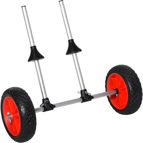 Universal Kayak Cart with Adjustable Crossbar & Durable Aluminum Frame - 165 lbs Weight Capacity in Saudi Arabia