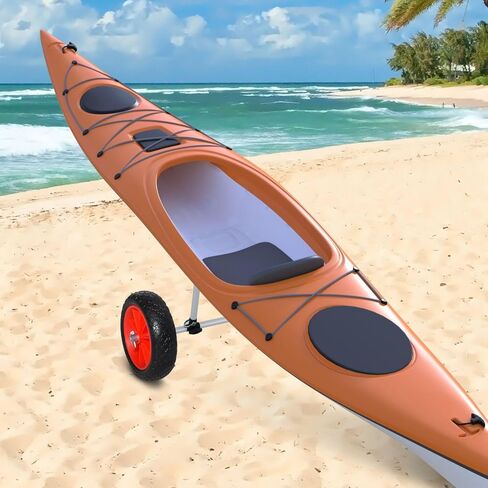 Universal Kayak Cart with Adjustable Crossbar & Durable Aluminum Frame - 165 lbs Weight Capacity in Saudi Arabia