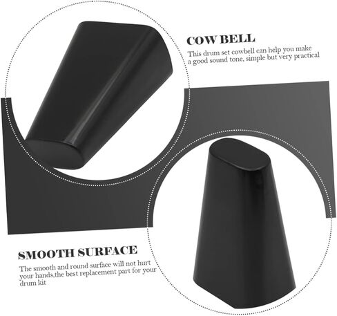 Milisten Cowbell Drum Kit Cowbell Percussion Instrument for Drum Set Smooth Accessory for Musicians and Beginners for Cheering and Performance in Saudi Arabia