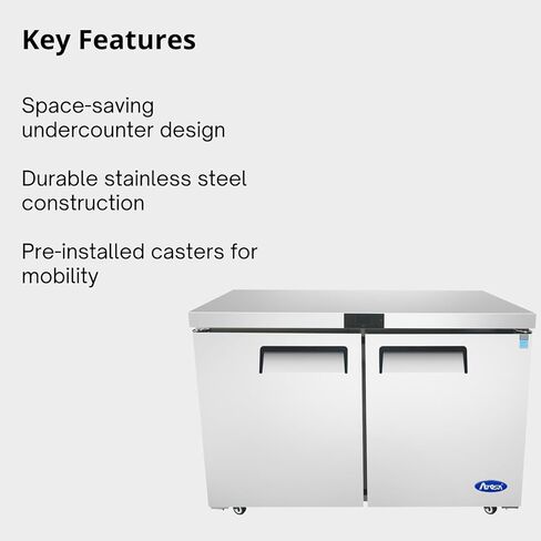 Atosa Commercial Undercounter Refrigerator in Saudi Arabia