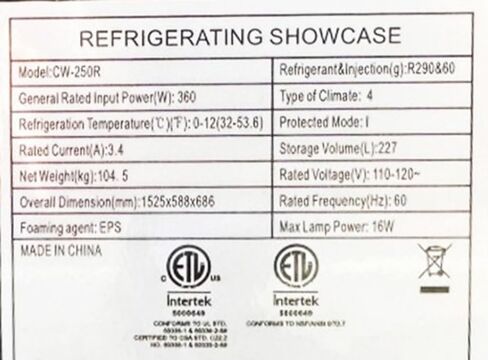 مبرد عرض المخبوزات المبرد، سطح المكتب، منحدر دائري الزاوية 60 بوصة، مطعم تجاري، معجنات، ديلي، قاعدة من الفولاذ المقاوم للصدأ، زجاج منحني، مبرد طعام NSF CW-250R in Kuwait