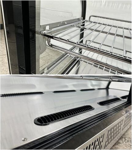 مبرد عرض المخبوزات المبرد، سطح المكتب، منحدر دائري الزاوية 60 بوصة، مطعم تجاري، معجنات، ديلي، قاعدة من الفولاذ المقاوم للصدأ، زجاج منحني، مبرد طعام NSF CW-250R in Kuwait