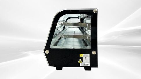 مبرد عرض المخبوزات المبرد، سطح المكتب، منحدر دائري الزاوية 60 بوصة، مطعم تجاري، معجنات، ديلي، قاعدة من الفولاذ المقاوم للصدأ، زجاج منحني، مبرد طعام NSF CW-250R in Kuwait