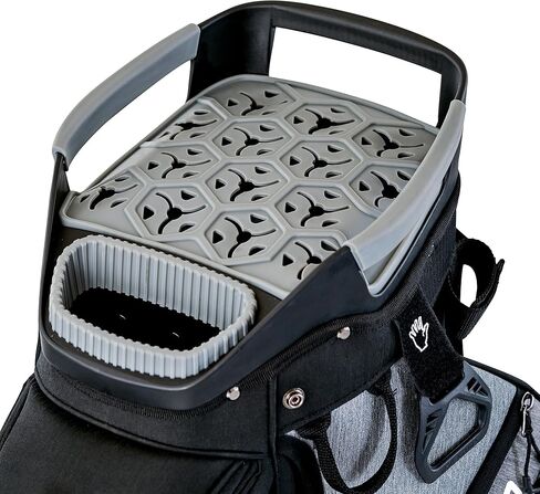 ASK ECHO 2024 SLC-130 Golf Cart Bag with 15 Way Full Length Dividers Top, Premium Quiet Golf Cart Bag with Rain Cover for Men in Kuwait