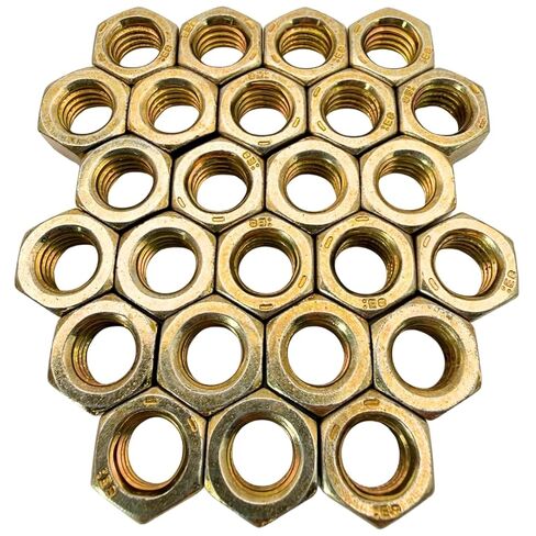 3/8"-16 Flange Nuts (50 Pack) – Grade 8 Built-in Washer Nuts Coarse Thread for Fast, Even Clamping on Frames, Brackets & Heavy Assemblies SAE J995 0.375" in Saudi Arabia