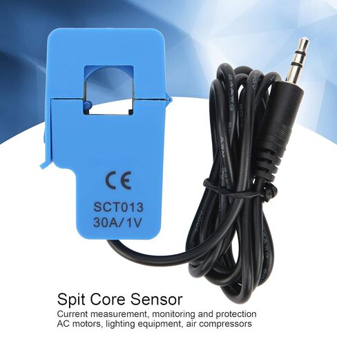 Spit Core Sensor Clamp Current ABS Components for Monitoring and Protection of AC Motors, 30A Transformer for Industrial Use in Saudi Arabia