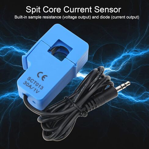 Spit Core Sensor Clamp Current ABS Components for Monitoring and Protection of AC Motors, 30A Transformer for Industrial Use in Saudi Arabia
