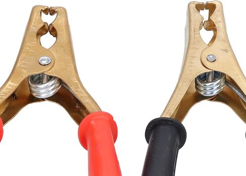 2pcs 200A Car Battery Clamp Pure Copper Red Electrical Test Clamp Connector Not Easy Off Copper Car Battery ClampBattery ClampBattery Charging ClipBattery Cable ClipCopper in Saudi Arabia