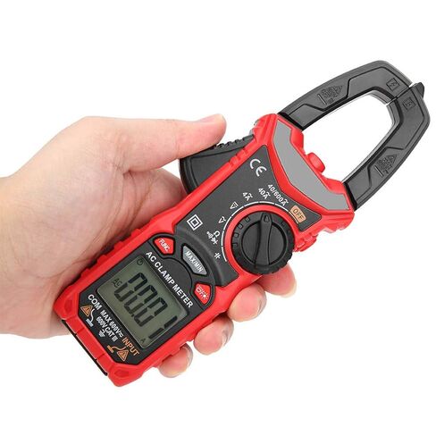 Kikumi HT206A Handheld LCD Digital Clamp Ammeter Multimeter AC DC Voltage Current Resistance Tester in Kuwait