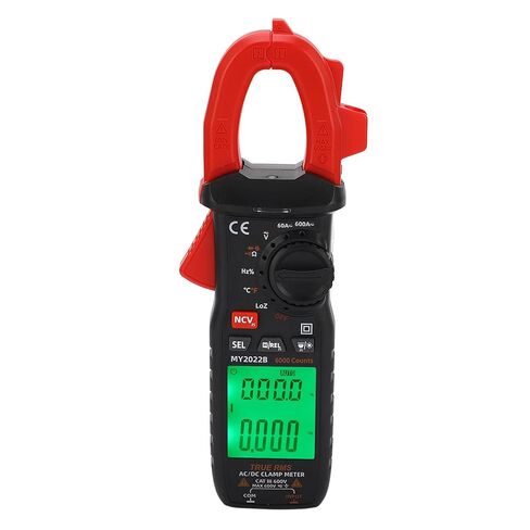 Kikumi Digital Clamp Meter, High Precision Smart Multimeter, AC-DC Current Tester with Backlit LCD Display for Resistance Measurement in Kuwait