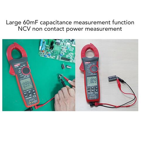 Kikumi Digital Clamp Meter, High Precision Smart Multimeter, AC-DC Current Tester with Backlit LCD Display for Resistance Measurement in Kuwait