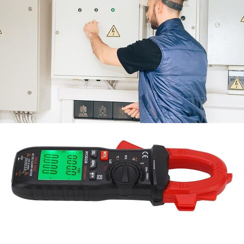 Kikumi Digital Clamp Meter, High Precision Smart Multimeter, AC-DC Current Tester with Backlit LCD Display for Resistance Measurement in Kuwait