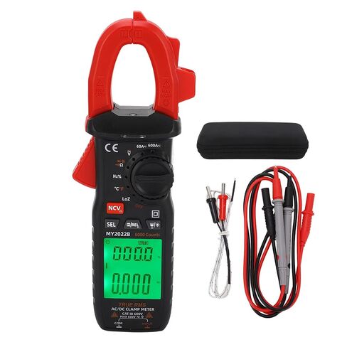 Kikumi Digital Clamp Meter, High Precision Smart Multimeter, AC-DC Current Tester with Backlit LCD Display for Resistance Measurement in Kuwait