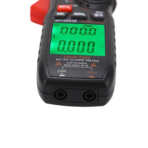 Kikumi Digital Clamp Meter, High Precision Smart Multimeter, AC-DC Current Tester with Backlit LCD Display for Resistance Measurement in Kuwait