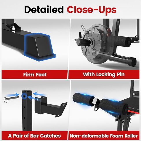 مجموعة مقاعد الوزن، مجموعة أدوات ضغط مقاعد البدلاء القابلة للتعديل بوزن 880 رطلاً مع تمديد الساق ورف الحديد، ومقابض شريط الأمان، ومقاعد تمرين سريعة قابلة للطي للياقة البدنية في صالة الألعاب الرياضية المنزلية in Kuwait