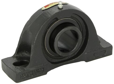 Sealmaster NP-24 Pillow Block Ball Bearing, Non-Expansion Type, Normal-Duty, Regreasable, Setscrew Locking Collar, Felt Seals, Cast Iron Housing, 1-1/2" Bore, 1-15/16" Base to Center Height, 5-3/8" Bolt Hole Spacing Width in Kuwait