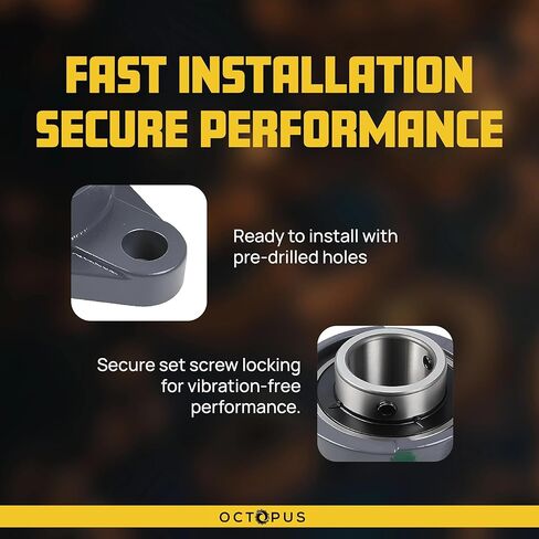 UCFL205-14 Flange Pillow Block Bearing – 7/8" inch Bore 2-Bolt Flange Mounted Ball Bearing Unit, Cast Iron Housing, Self-Aligning, Pre-Lubricated Insert for Industrial & Mechanical Equipment (2 PCS) in Saudi Arabia