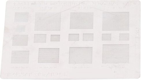 Vikye Compact BGA Reballing Stencil قالب زراعة القصدير لتحديد المواقع بدقة لإصلاح الهاتف، مادة من الفولاذ المقاوم للصدأ in Kuwait