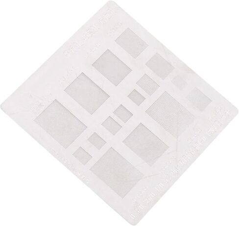 Vikye Compact BGA Reballing Stencil قالب زراعة القصدير لتحديد المواقع بدقة لإصلاح الهاتف، مادة من الفولاذ المقاوم للصدأ in Kuwait