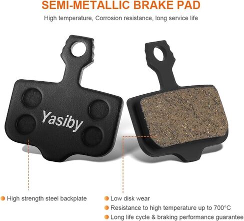 وسادات فرامل الدراجة، 4 أزواج من وسادات فرامل الأقراص عالية الأداء مع أدوات التثبيت لـ Sram Avid Elixir E1 E3 E5 E7 E9 ER CR XO XX DB1 DB3 DB5، استبدال وسادات فرامل الدراجة MTB الهيدروليكية من Nutt in Kuwait