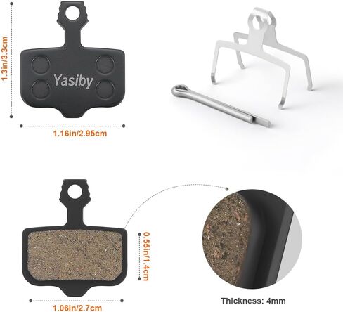 وسادات فرامل الدراجة، 4 أزواج من وسادات فرامل الأقراص عالية الأداء مع أدوات التثبيت لـ Sram Avid Elixir E1 E3 E5 E7 E9 ER CR XO XX DB1 DB3 DB5، استبدال وسادات فرامل الدراجة MTB الهيدروليكية من Nutt in Kuwait