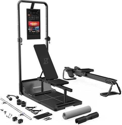 Home Gym, Smart AI-Powered Multi-Functional Smith Machine for Full Body Strength Training, All-in-one Gym Equipment, Digital Weight System, Workout Station, Squat Rack, Gym Monster 2 in Kuwait