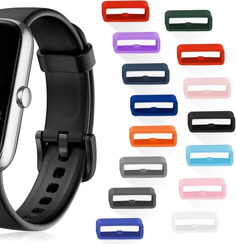 Magic Band Locks 15 Pack, Multi-Color Smart Watch Security Bands, Silicone Magic Band Clips, Compatible with Most Watch in Kuwait