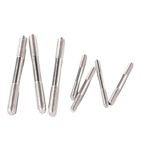 Double End Threaded Stud Screw Bolt 10PCS M3 Stainless Steel Double End Thread Screw Headless Studs Bolt M3x20/25/30/35/40-100mm(M3x30 mm) in Saudi Arabia