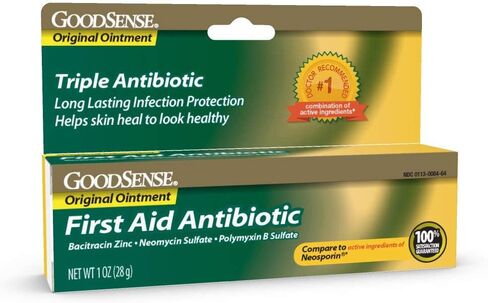 GoodSense First Aid Triple Antibiotic Ointment, Treats Minor Cuts, Scrapes and Burns 1 Oz (Pack of 3) in Kuwait