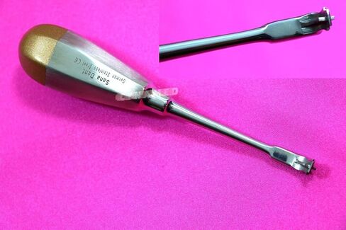 German Stainless Dental Crown Remover Spreader -Offset Crown Splitter Remover Elevator Handle Dental in Kuwait