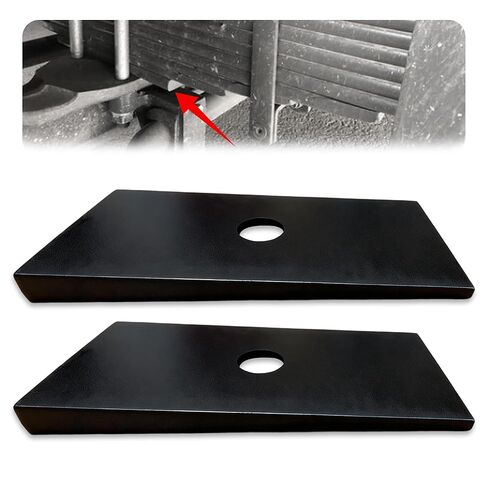 2.5 Degree Pinion Angle Shims - 2 Pack, Universal Suspension Axle Shims for Leaf Springs and Lift Blocks, Pinion Wedges, Spring Shims for Angle Correction in Saudi Arabia