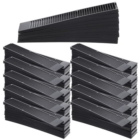 100 Pack Composite Shims - Hard Composite Shims for Home Improvement - Never Rot Shim for Leveling，Restaurant Table Shim，Table Wedges，DIY Furniture Levelers in Saudi Arabia