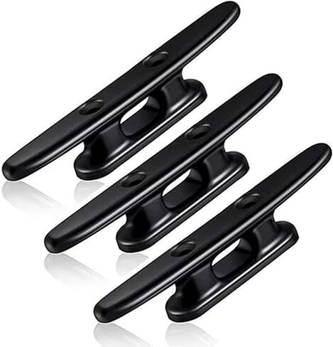 Boat Cleat Black Nylon Dock Cleat Kayak Cleat,3inch,4 inch,5 inch,6 inch,8 inch,4pack with Fasteners in Kuwait