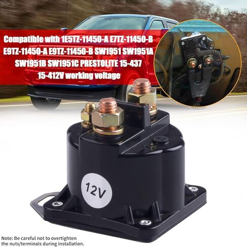 Motor Products Starter Solenoid Compatible with Motrocraft SW-1951-C SS4 Starter Solenoid E5TZ-11450-A E7TZ-11450-B E9TZ-11450-A E9TZ-11450-B SW1951 SW1951A SW1951B in Saudi Arabia