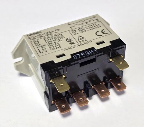 G7L-2A-TUB-J-CB AC200/240 مرحل عالمي مع زر اختبار، أطراف توصيل سريعة، تركيب علوي، عزل من الفئة B، تيار تحميل من 8.5 إلى 10.2 مللي أمبير. جهد الحمل المقدر 200 إلى 240 فولت تيار متردد in Kuwait