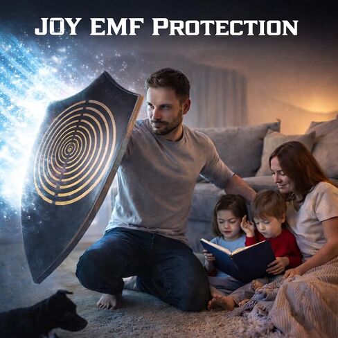 EMF Protection Plug in for Home – Electromagnetic Field Shielding Device for WiFi & Smart Meters | Integrated Red Light | Chaos Signal Blocker | Harmonic Energy | Sacred Geometry Design | USA Seller in Kuwait